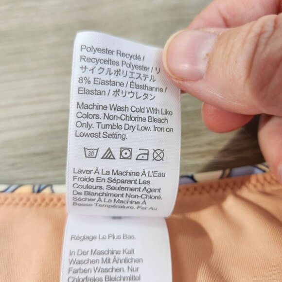 J. Crew Curved-waist Cheeky Bikini Bottom Kaleidoscope New W Tags Women's Size M - Picture 11 of 16